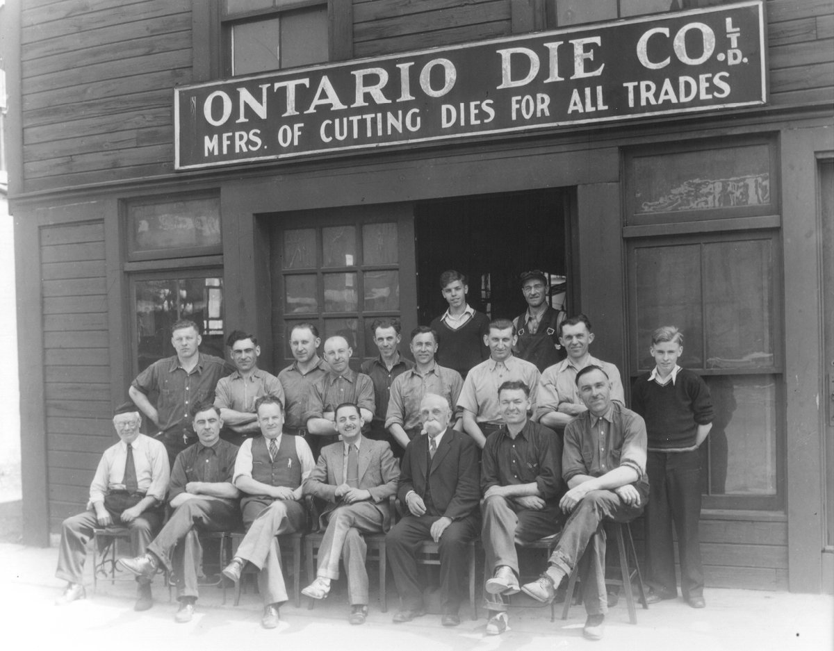 Historical Image of the employees of ODC Tooling & Molds from 1923